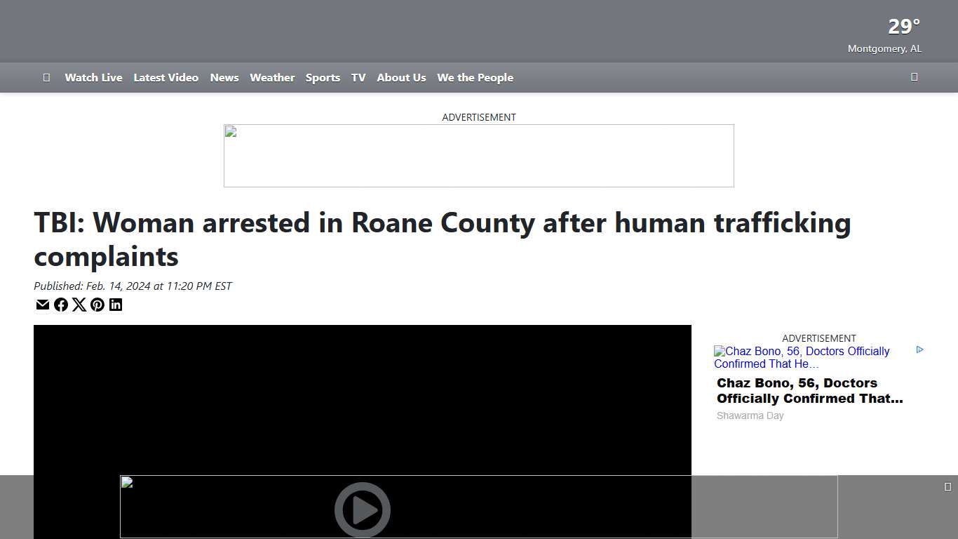 TBI: Woman arrested in Roane County after human trafficking complaints